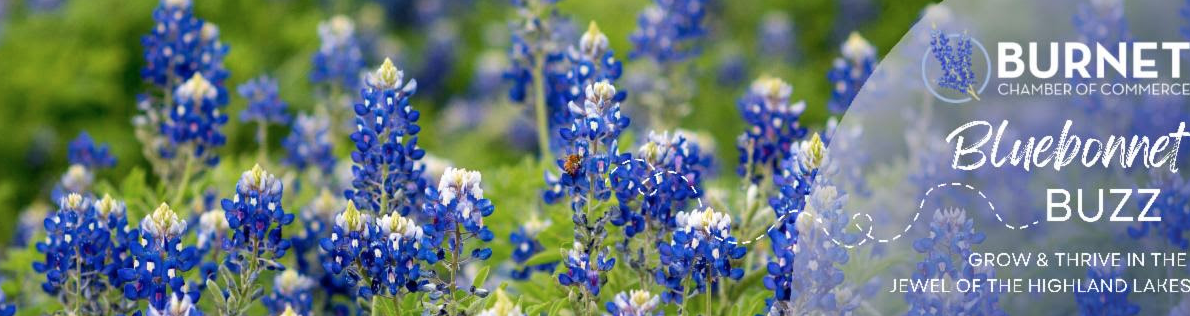 The Burnet Bluebonnet Festival is the biggest event in April, sponsored by the Burnet Chamber of Commerce.