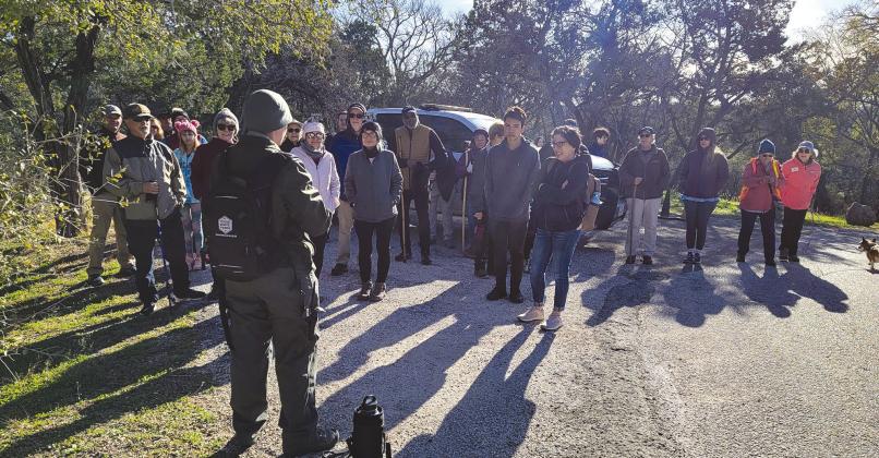 Photos by Lori Greco/ Friends of Inks Lake 37 hikers participated in Inks Lake State Park First Hike Monday morning New Year's Day.