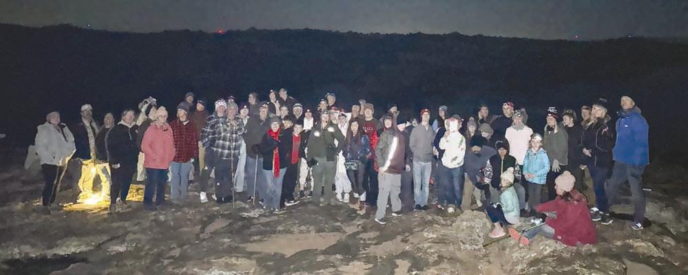 To ring in the New Year, hikers at Inks Lake State park participated in a 0.7 mile hike led by Jamie Langham. Jamie Langham/TPWD