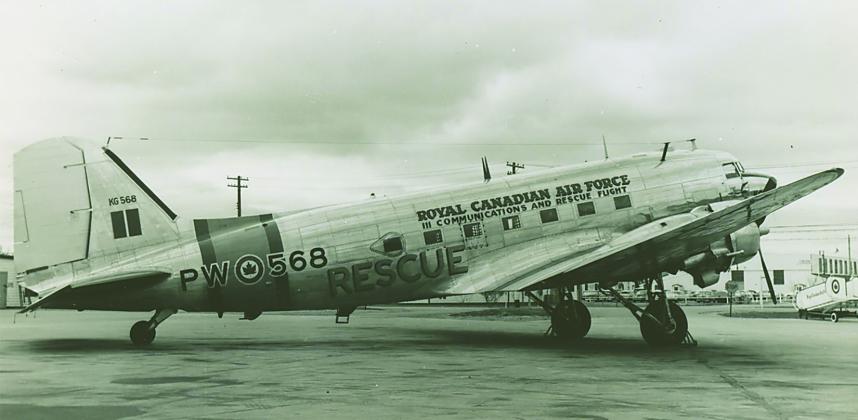 Plans are underway to mark the Highland Lakes Squadron Texas Zephyr with her Royal Canadian Air Force original designations, including a large blue-and-red colored band around its aft fuselage.