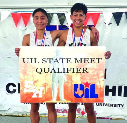 Bulldog juniors, Victor Aviles and Isaias Zarate, placed second and eighth respectively at the 2023 Regional Cross Country races earning both athletes a spot at state.