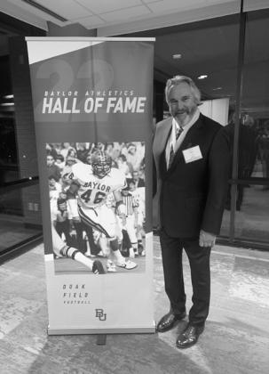 The induction ceremony for the 2022 honorees, including Burnet’s Doak Field, was recently held on the Baylor University campus. Contributed photo