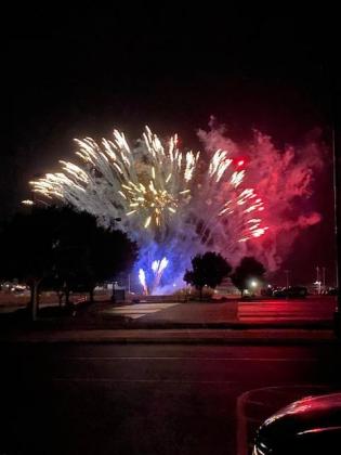 Burnet CISD welcomed back employees and saluted them with fireworks at the BHS baseball field on Sunday, Aug. 9, following remarks by Superintendent Keith McBurnett. The event replaced the annual convocation breakfast due to the COVID-19 pandemic. Contributed