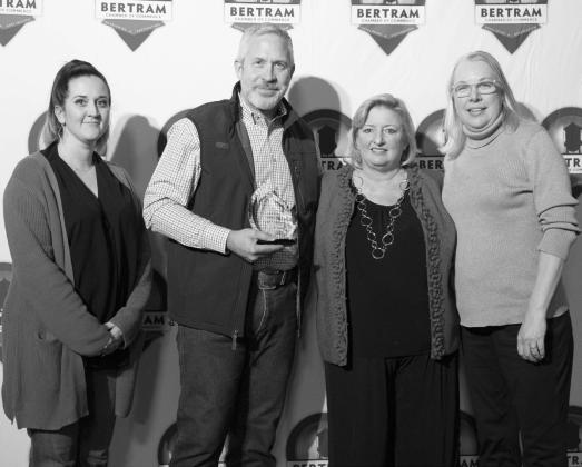 The Business of the Year award went to Silverado Signature Homes. Pictured, from left, are Tori Bailey, Matt Harper, Katy Duke and Pam Mears.