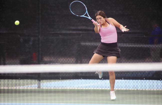 Burnet senior tennis standout, Zaida Freeman, earned the opportunity to play her final rounds of tennis for the Lady Dawgs at the 2022 State Meet in San Antonio after placing second at Regionals.