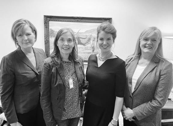 Andrea Richardson, Bluebonnet Trails Community Center Chief Executive Officer, Stacy Smith, State Representative Ellen Troxclair and Roxanne Nelson, Burnet County Justice of the Peace, Pct. 1.
