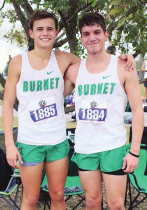 Burnet sophomore Hudson Bennett and junior Andy Urista took their cross country talents all the way to the state meet in 2020. A big congratulations to both boys on their accomplishments this season.