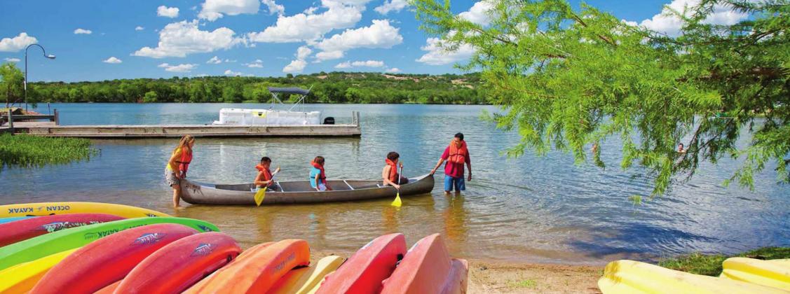 Texas Parks and Wildlife Department is offering partnerships to expand public access to Texas rivers, streams and creeks, such as this canoe access point at Inks Lake State Park. Contributed/TPWD