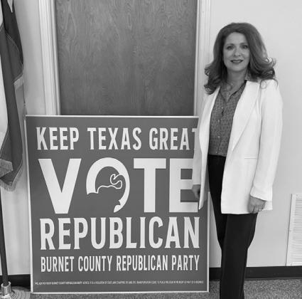 Contributed photos/Diane Brummell Melissa Conway, RPT/RNC Texas Election Integrity State Director, was the presenter for the meeting.