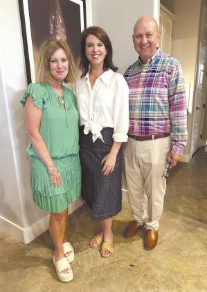 Pictured are Shannon Thomas, State Rep. Ellen Troxclair and Perry Thomas at the Summer Social in August. At the invitation of Burnet County Republicans, Troxclair shared a legislative update during the event. Contributed Photos/Mary Jane Avery