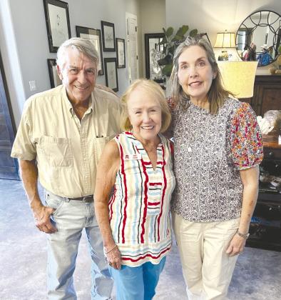 David Berger, Janet Crow and Stacy Smith were attendees of the Summer Social in August, hosted by the Burnet County Republicans.