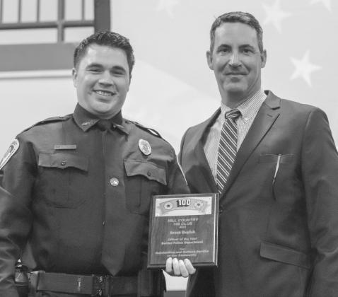 Brock English, Officer of the Year Burnet PD